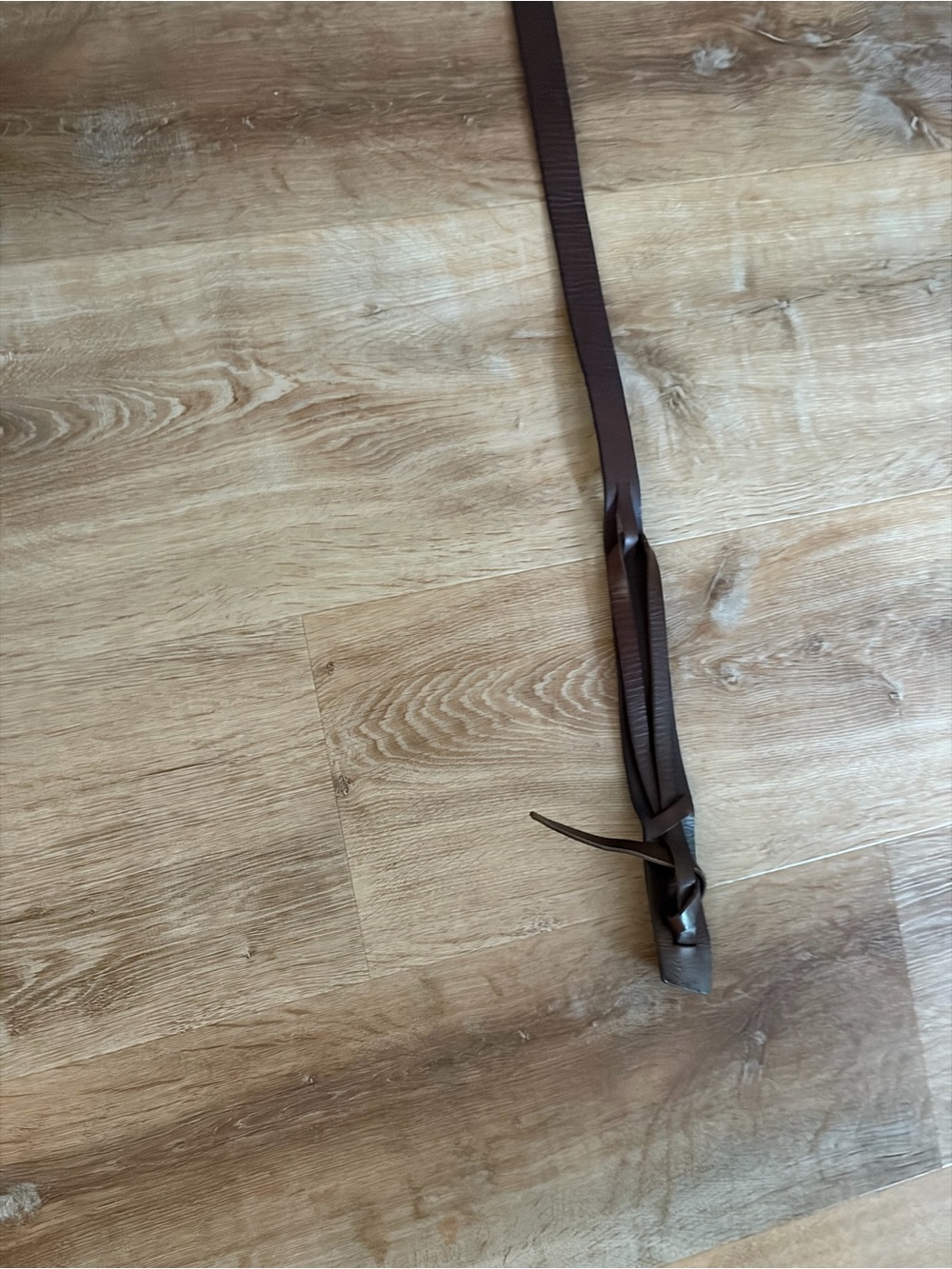 Target Narrow Brown Leather Wrap Belt